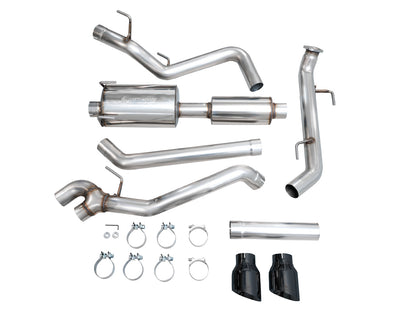 AWE 0FG Exhaust for 4th Gen Toyota Tacoma - Dual Diamond Black Tips image 15