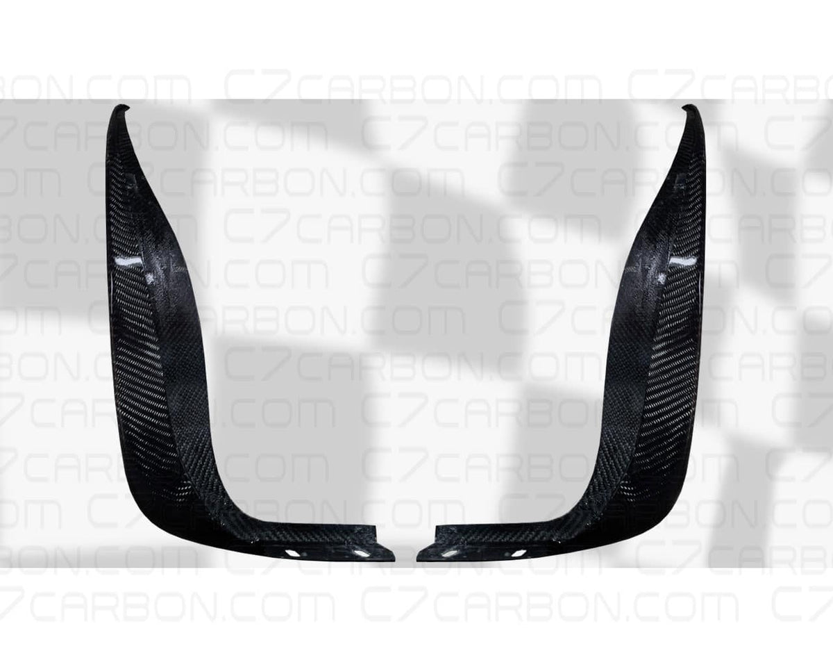 Rear Mudflaps | Corvette C6 Z06/GS/ZR1 (2006-2013) | Carbon Fiber Rear Protection image 3