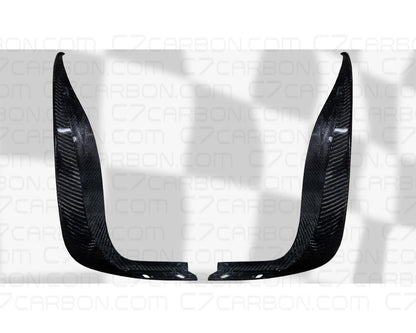 Rear Mudflaps | Corvette C6 Z06/GS/ZR1 (2006-2013) | Carbon Fiber Rear Protection image 3