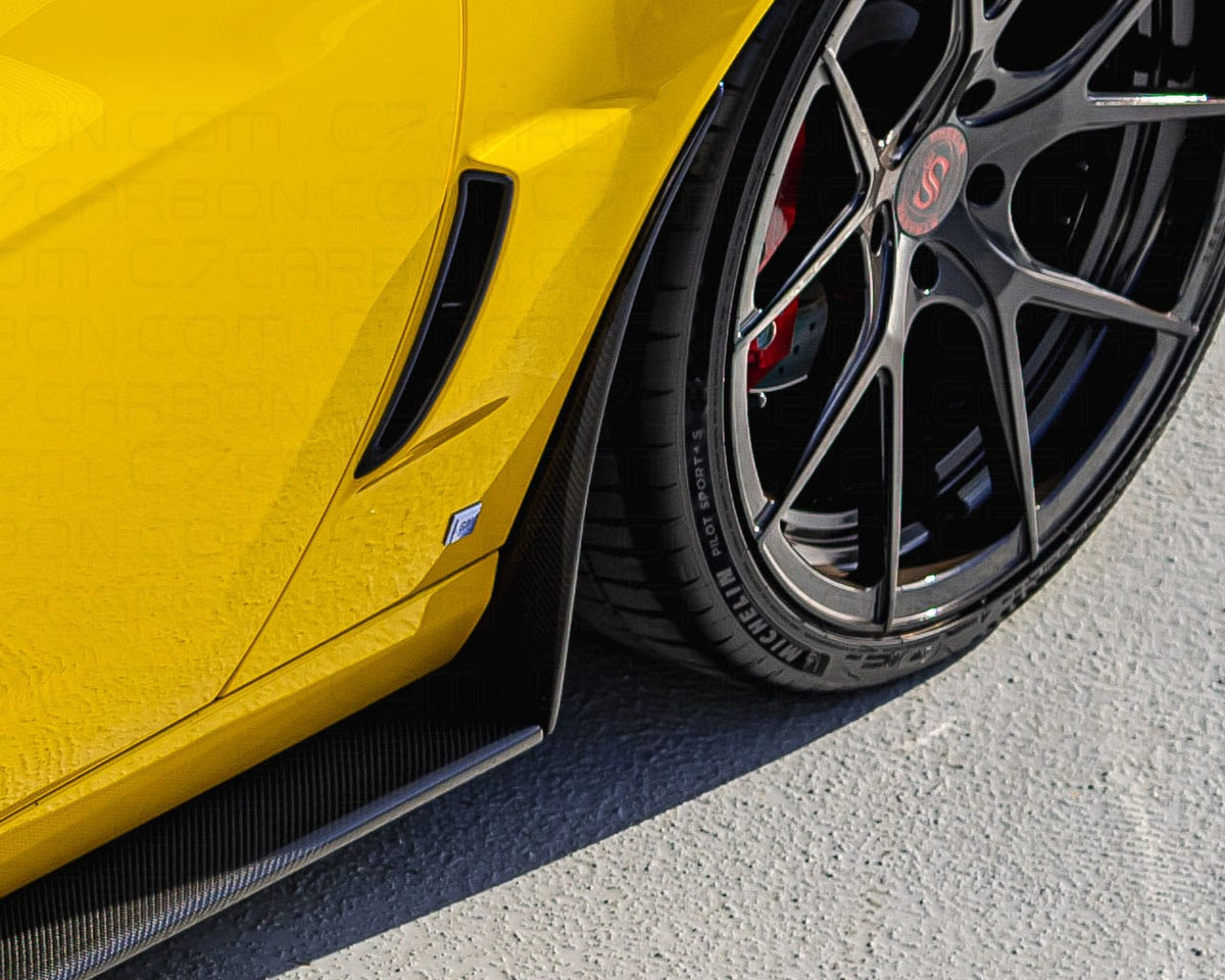 ZR1 Style Rear Mudflaps | Corvette C6 Z06/GS/ZR1 (2006-2013) | For Extended Side Skirts image 3