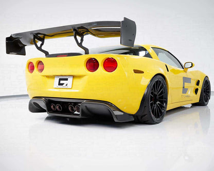 Victory Chassis Mounted Rear Spoiler | Corvette C6 (2005-2013) | High Downforce Carbon Fiber Wing image 1