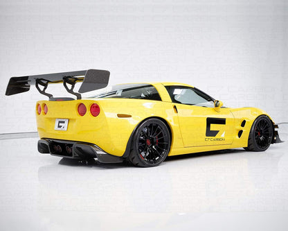 Daytona Chassis Mounted Rear Spoiler | Corvette C6 (2005-2013) | Carbon Fiber High-Downforce Wing image 1