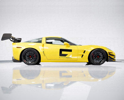 Daytona Chassis Mounted Rear Spoiler | Corvette C6 (2005-2013) | Carbon Fiber High-Downforce Wing image 2