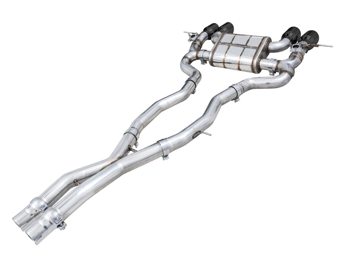 AWE SwitchPath Catback Exhaust for BMW G8X M3/M4 - Diamond Black Tips image 9
