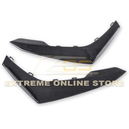 2019-24 Camaro ZL1 1LE Dry Cabon Fiber Front Air Duct Bezels & Canard Dive Planes image 9