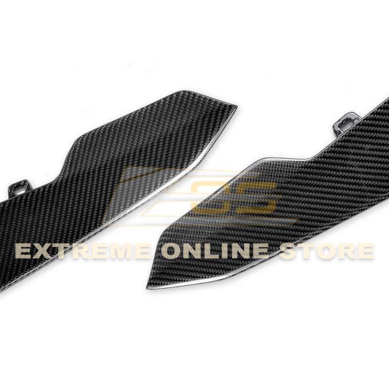 2019-24 Camaro ZL1 1LE Dry Cabon Fiber Front Air Duct Bezels & Canard Dive Planes image 10
