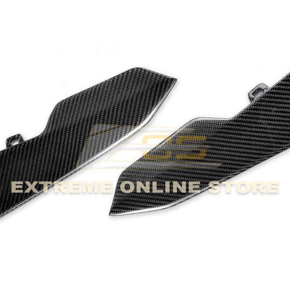 2019-24 Camaro ZL1 1LE Dry Cabon Fiber Front Air Duct Bezels & Canard Dive Planes image 10