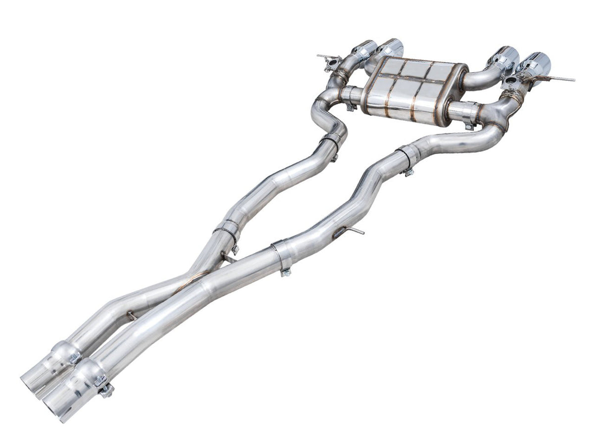 AWE SwitchPath Catback Exhaust for BMW G8X M3/M4 - Chrome Silver Tips image 10