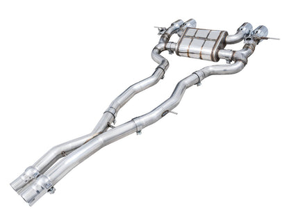 AWE SwitchPath Catback Exhaust for BMW G8X M3/M4 - Chrome Silver Tips image 10