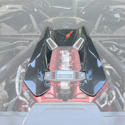 Chevrolet Corvette C8 Z06 DRY CARBON FIBER Engine Cover image 16