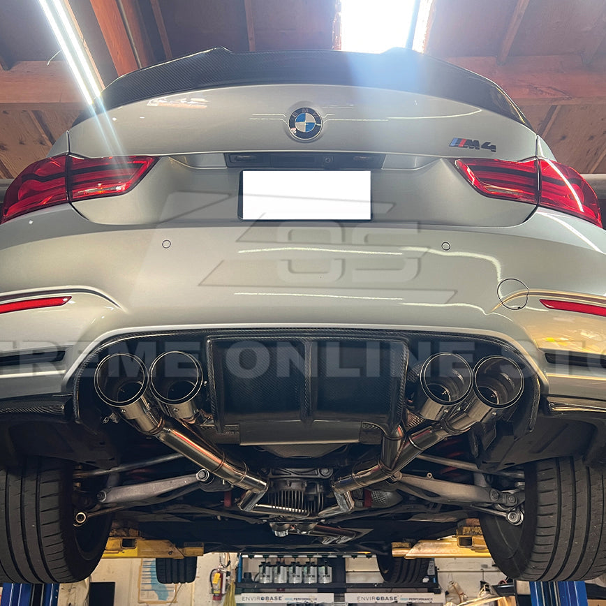 2015-2020 BMW F80 M3 F82 F83 M4 Resonated Mid Pipe Exhaust image 3