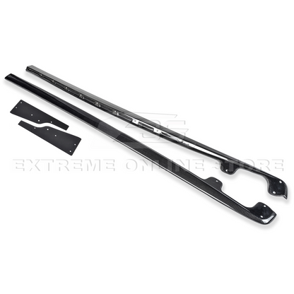 Corvette C6 Base Model Extended Front Splitter Lip Side Skirts Rocker Panels image 62