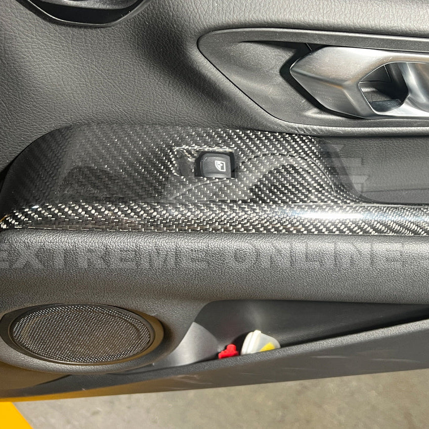 2020-Up Toyota Supra Carbon Fiber Side Door Panel Cover image 9
