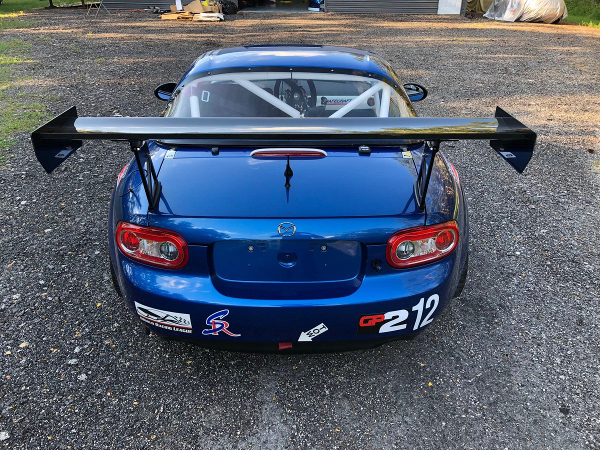 GT-250 61" Carbon Fiber Adjustable Wing- Mazda NC Miata