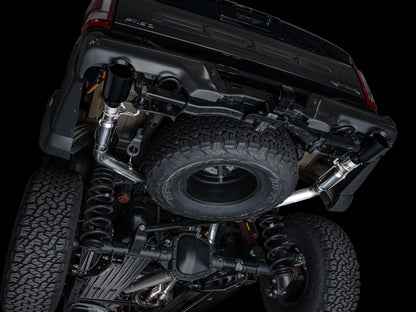 AWE SwitchPath™ Exhaust for Gen 3 Raptor - Diamond Black Tip image 2
