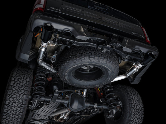 AWE SwitchPath™ Exhaust for Gen 3 Raptor - Diamond Black Tip image 2