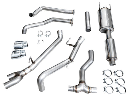 AWE 0FG Exhaust for 3rd Gen Toyota Tundra - Dual Chrome Silver Tips image 15