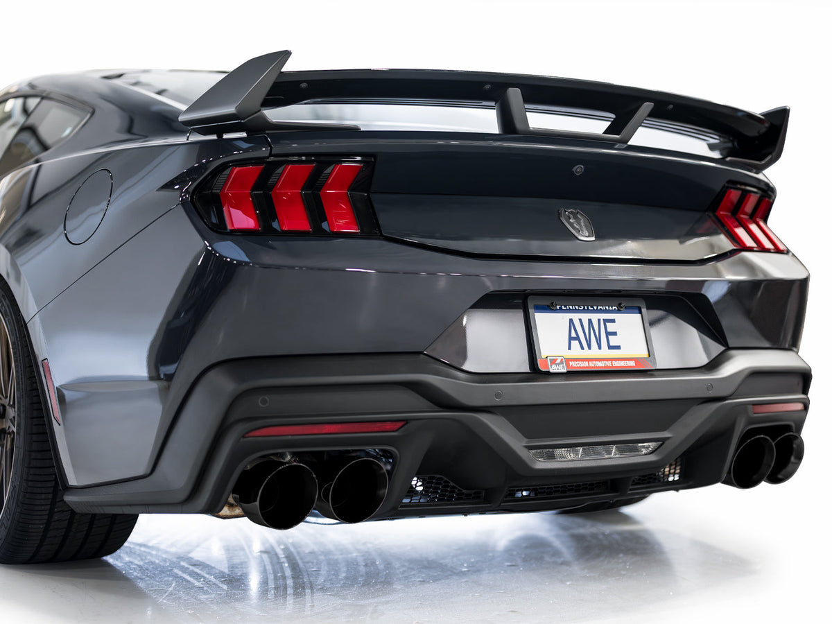 AWE SwitchPath™ Exhaust for S650 Ford Mustang Dark Horse - Quad Diamond Black Tips image 8