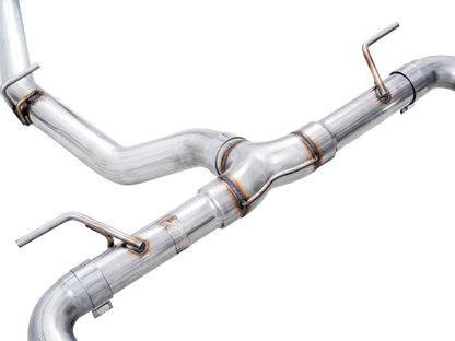 AWE Track Edition Exhaust for Subaru BRZ / Toyota GR86 / Toyota 86 / Scion FR-S - Diamond Black Tips image 9