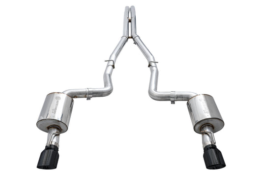 AWE Touring Edition Exhaust for 17+ Charger 5.7 - Diamond Black Tips image 1