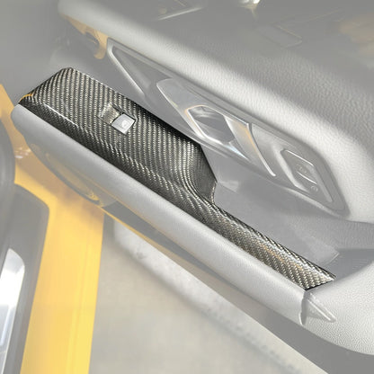 2020-Up Toyota Supra Carbon Fiber Side Door Panel Cover image 3
