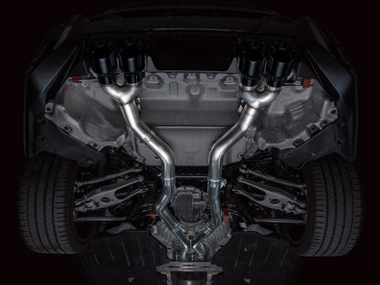 AWE Track Edition Exhaust for BMW G87 M2 - Diamond Black Tips image 11