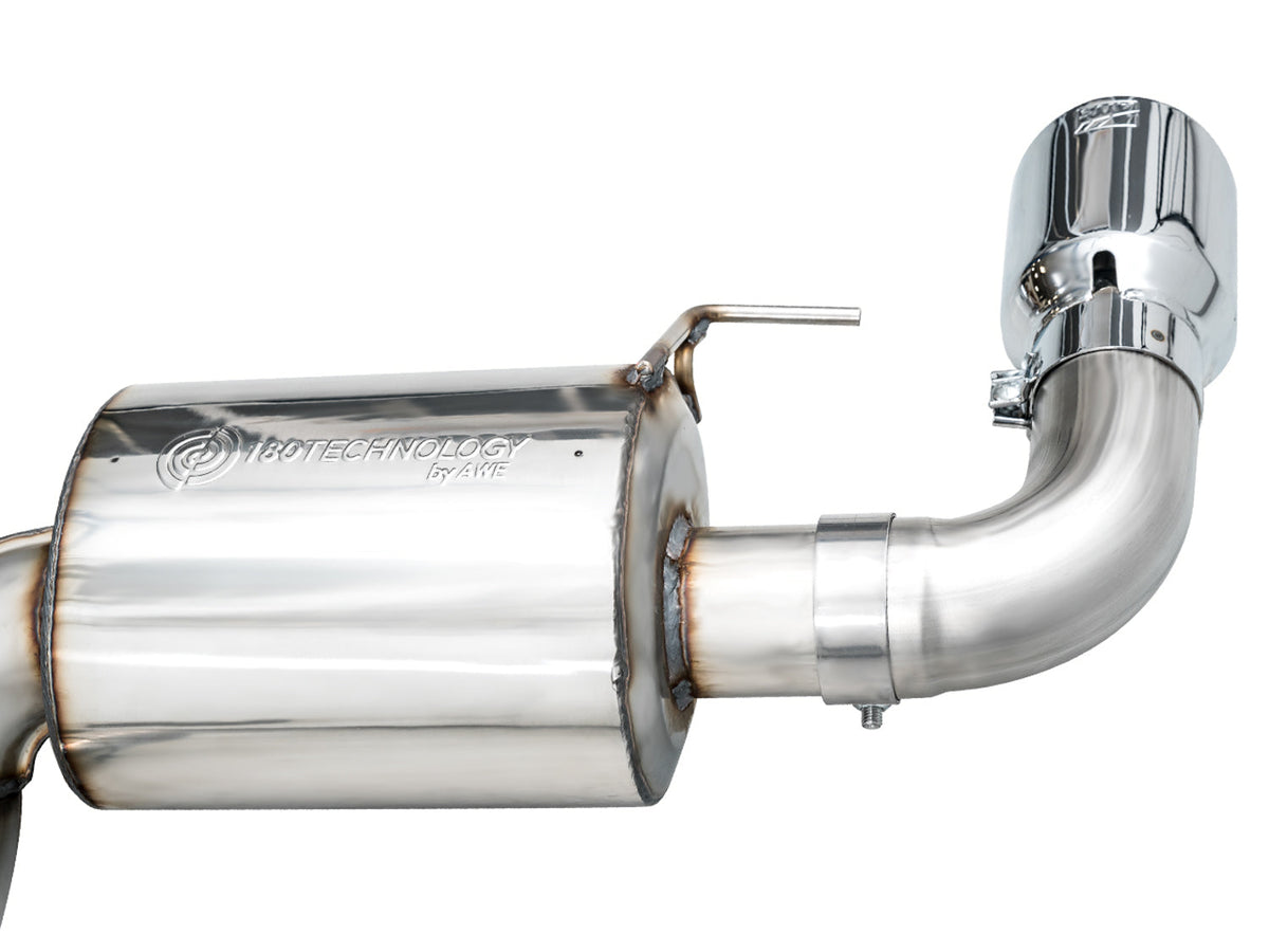 AWE Touring Edition Axle Back Exhaust for BMW G2X 330i/430i - Chrome Silver image 12