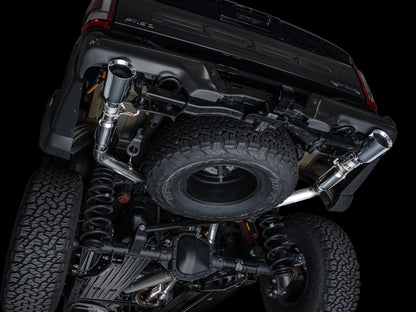 AWE SwitchPath™ Exhaust for Gen 3 Raptor - Chrome Silver Tips image 2