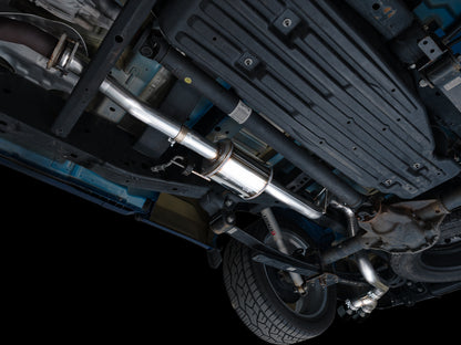 AWE 0FG Dual Side Exit Exhaust for Ford F-150 Regular Cab - 4.5 Diamond Black Tips image 8
