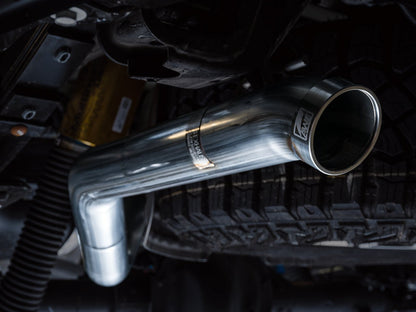AWE 0FG Catback Exhaust for Silverado ZR2/Sierra AT4X - Dual Bashguard (no tips) image 8