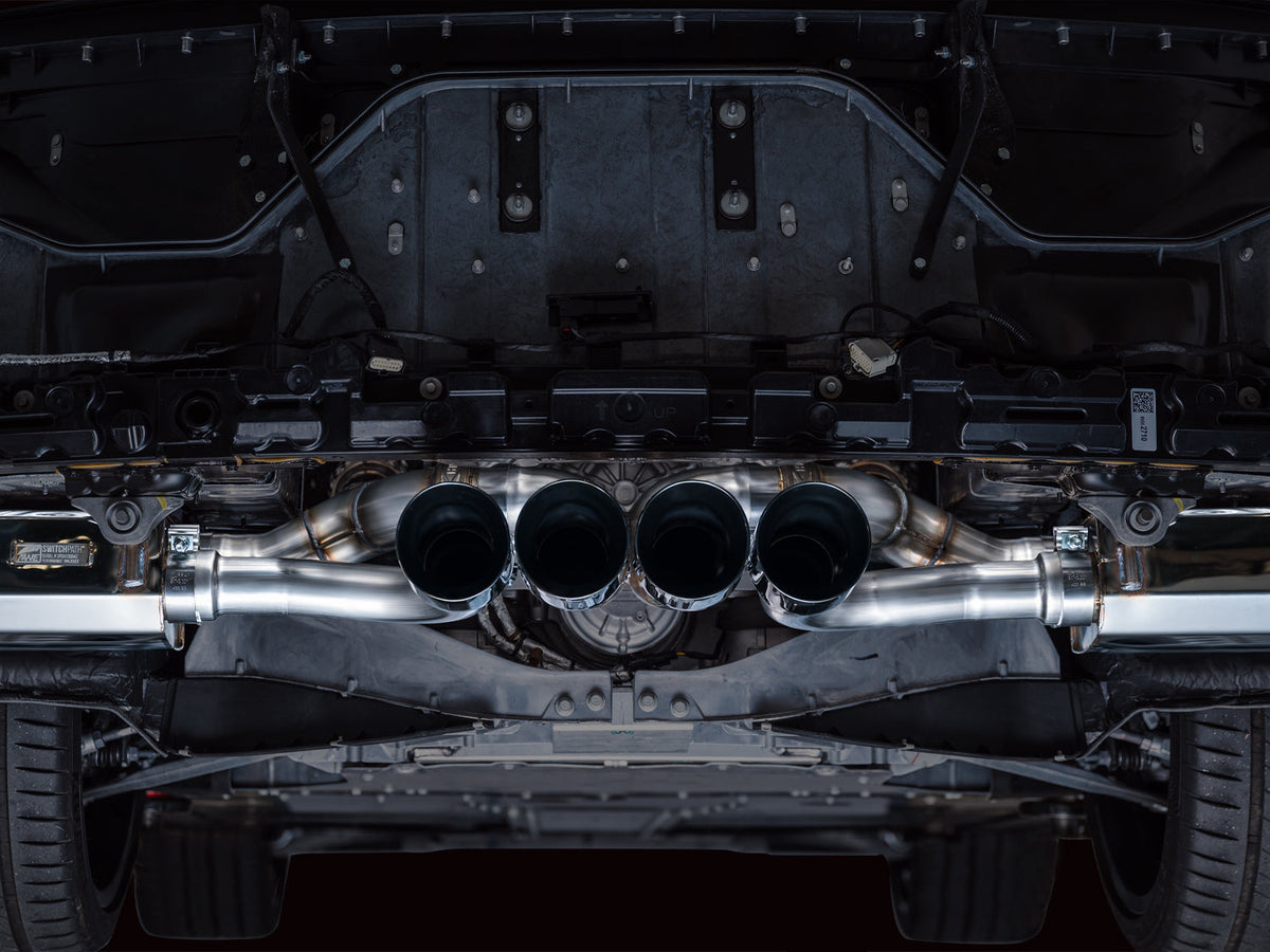 AWE SwitchPath Exhaust for C8 Corvette Z06 - Diamond Black Tips image 2
