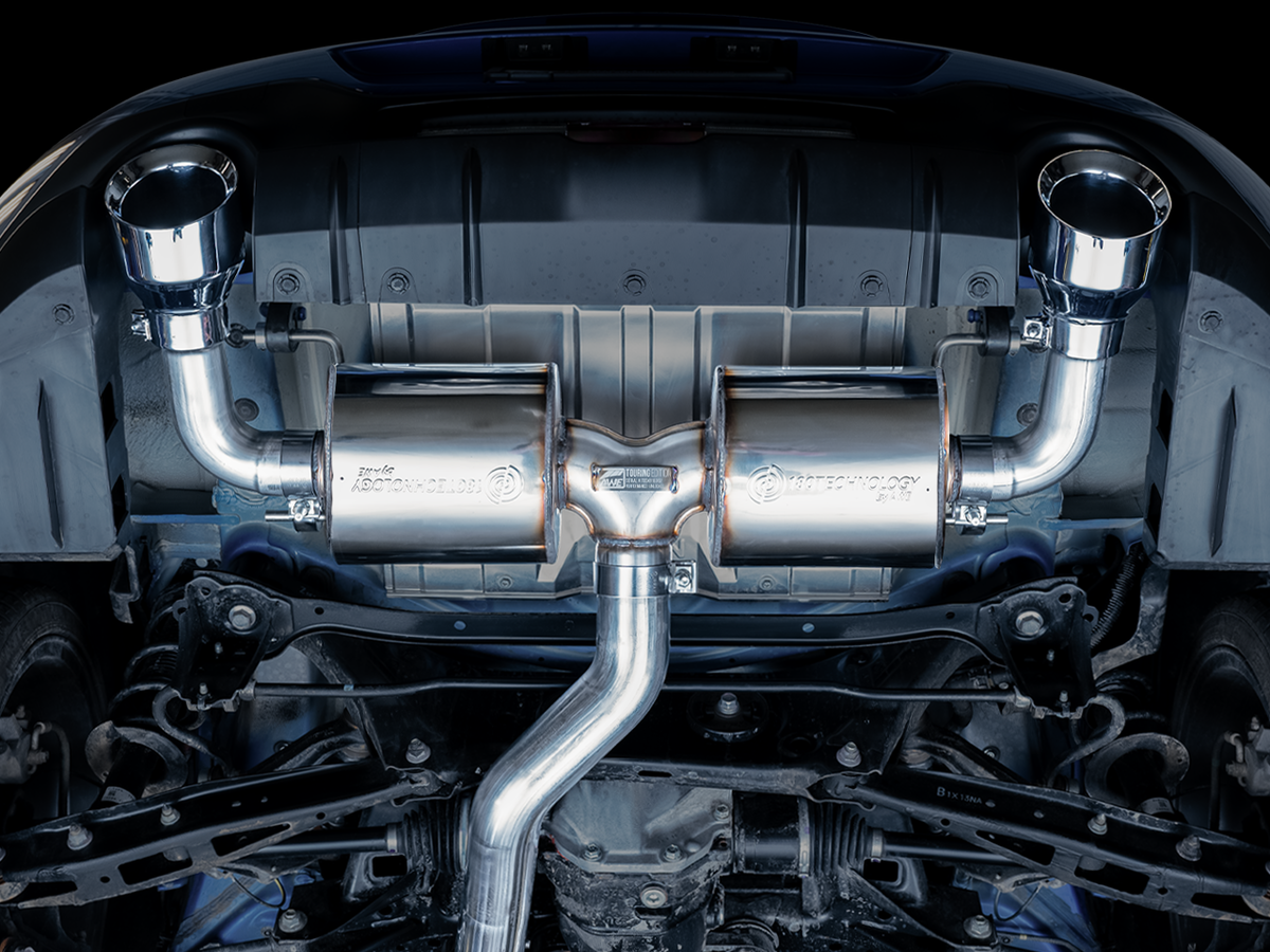 AWE Touring Edition Exhaust for Subaru BRZ / Toyota GR86 / Toyota 86 / Scion FR-S - Chrome Silver Tips image 4