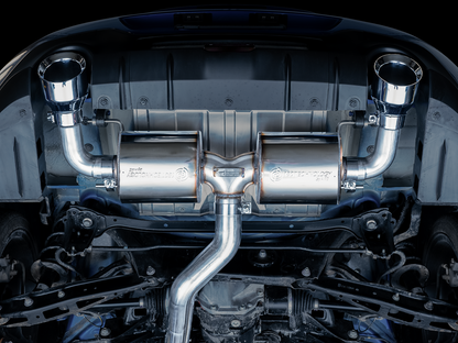 AWE Touring Edition Exhaust for Subaru BRZ / Toyota GR86 / Toyota 86 / Scion FR-S - Chrome Silver Tips image 4