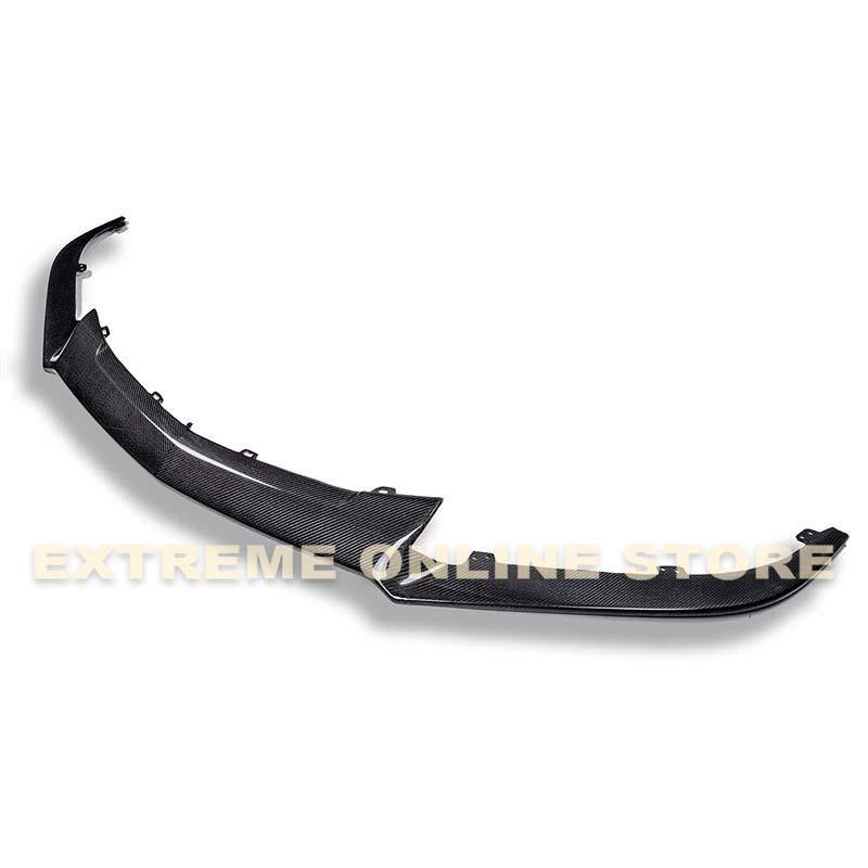 2016-19 Cadillac CTS-V Carbon Fiber Front Splitter Wheel Arch& Side Skirts Rockerst image 13