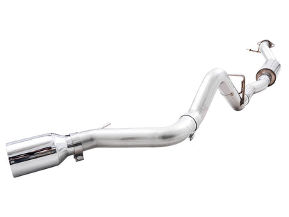 AWE 0FG Catback Exhaust for Ford Bronco with BashGuard™ - Single 5 Chrome Silver Tip image 6