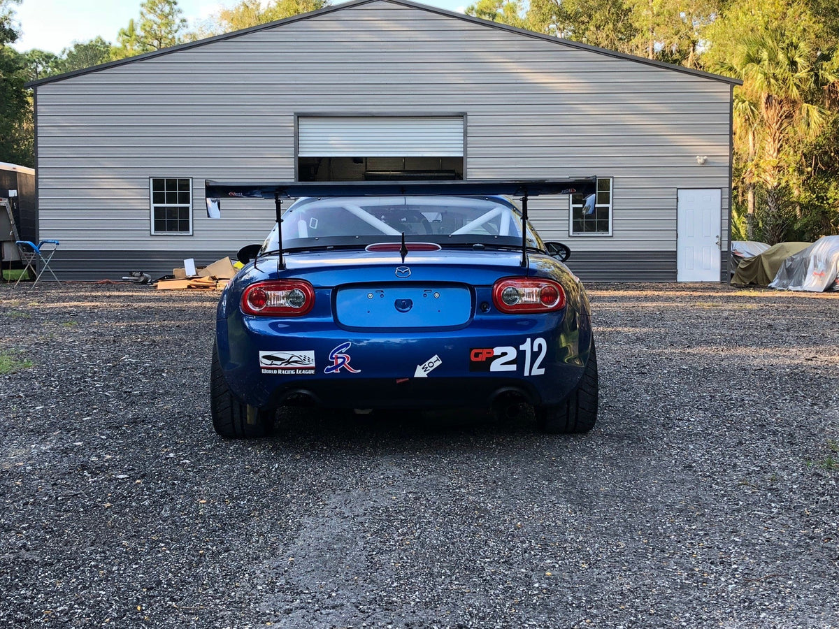 GT-250 61" Carbon Fiber Adjustable Wing- Mazda NC Miata