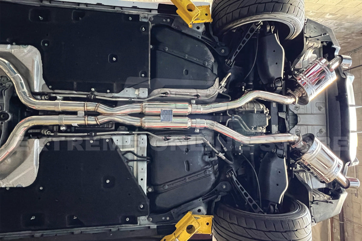 2016-PRESENT CHEVROLET CAMARO V8 COUPE DUAL TIPS CAT BACK EXHAUST image 17