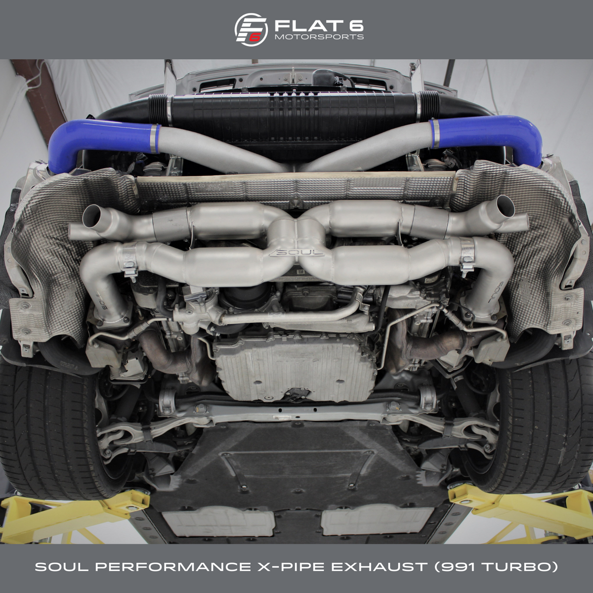 Porsche 991 Turbo SOUL Sport X-Pipe Exhaust System