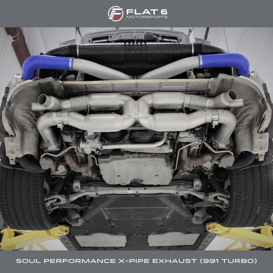 Porsche 991 Turbo SOUL Sport X-Pipe Exhaust System