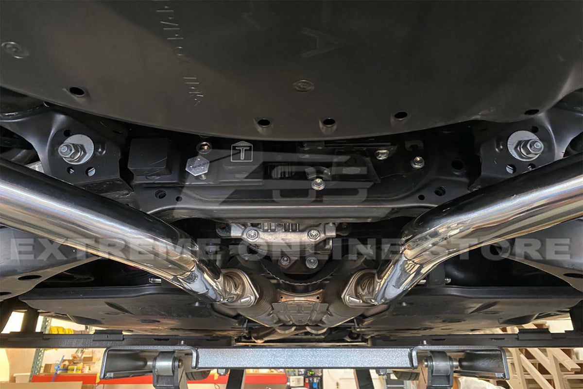 2015-Up Lexus RC200t 300 350 Muffler Delete Axle Back Quad Tips Exhaust image 16