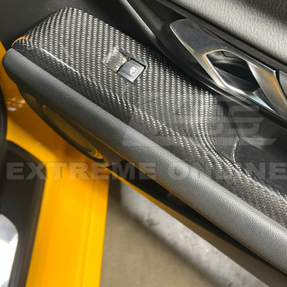 2020-Up Toyota Supra Carbon Fiber Side Door Panel Cover image 5