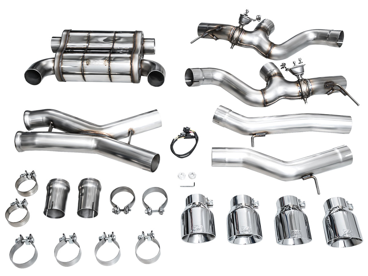 AWE SwitchPath™ Exhaust for BMW G87 M2 - Chrome Silver Tips image 15