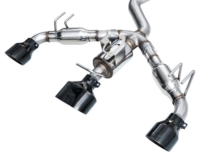 AWE Touring Edition Exhaust for GR Corolla - Diamond Black Tips image 17