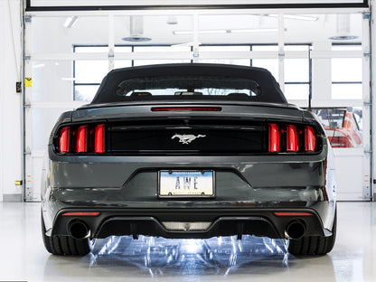 AWE Touring Edition Axle-back Exhaust for S550 Mustang EcoBoost - Diamond Black Tips image 5