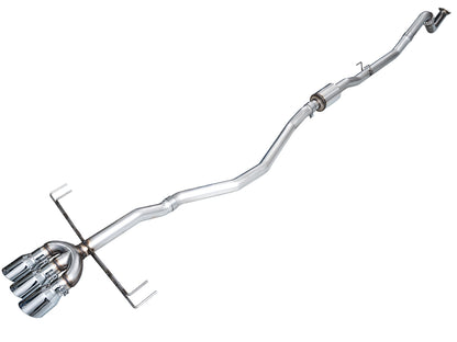 AWE Track Edition Exhaust for DE5 Integra Type-S - Triple Chrome Silver Tips image 1