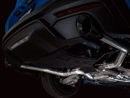 AWE Track Edition Exhaust for S650 Ford Mustang GT Fastback - Dual Diamond Black Tips image 11