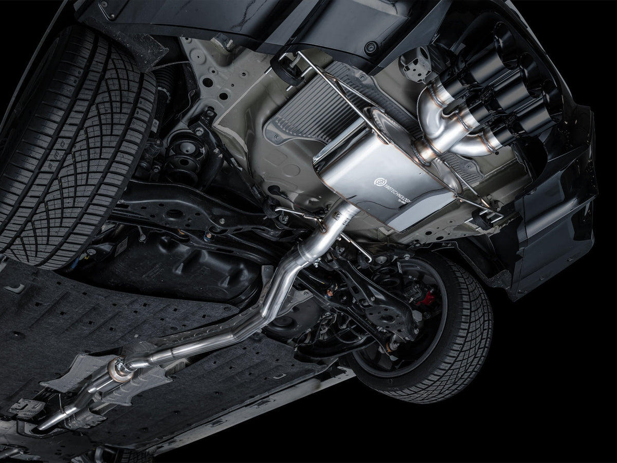 AWE Touring Edition Exhaust for DE5 Integra Type-S - Triple Diamond Black Tips image 14