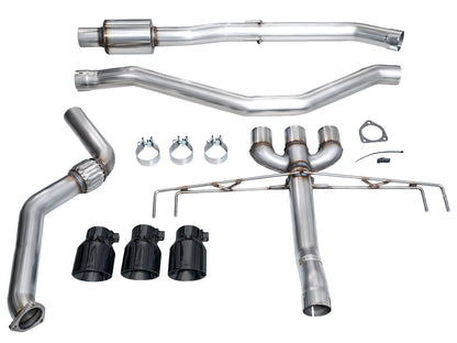 AWE Track Edition Exhaust for DE5 Integra Type-S - Triple Diamond Black Tips image 19