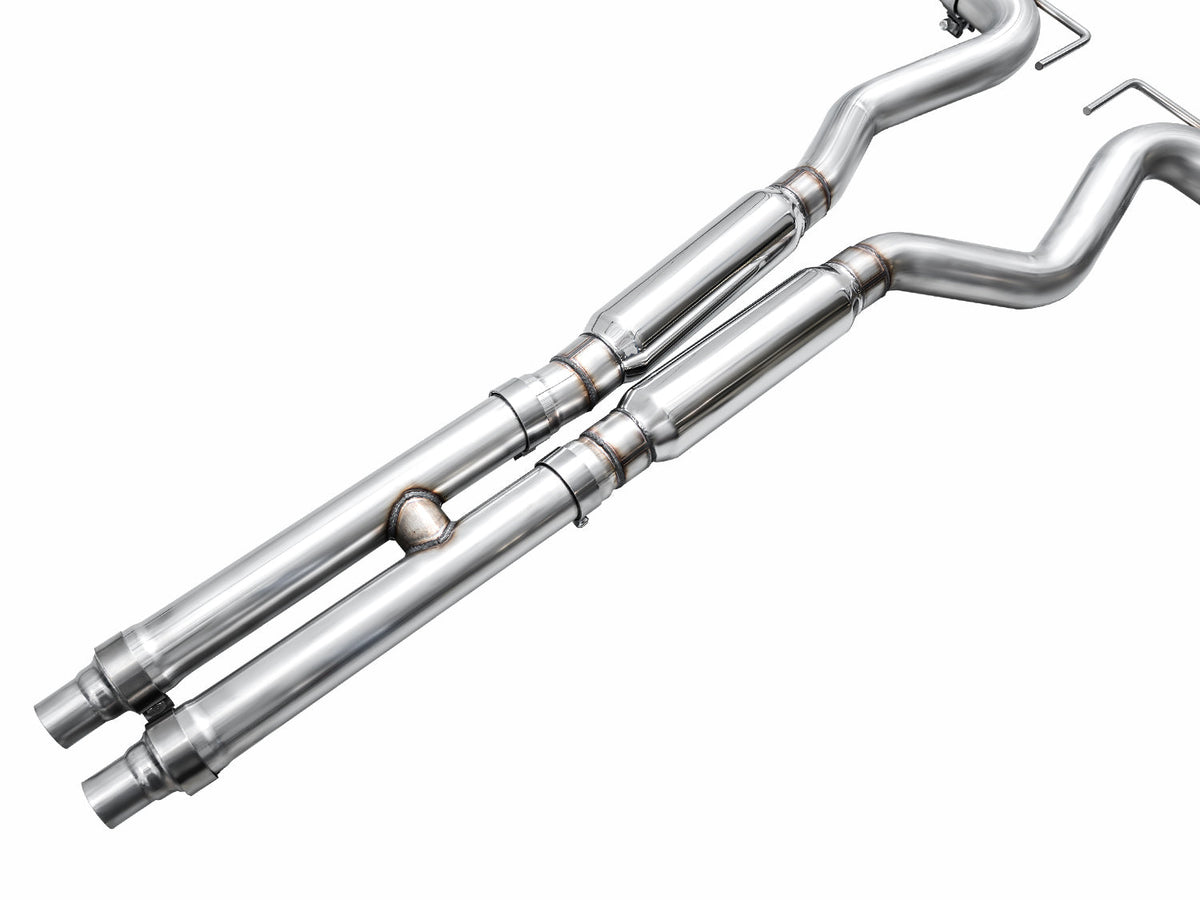 AWE SwitchPath™ Exhaust for S650 Ford Mustang GT Fastback - Quad Diamond Black Tips image 15