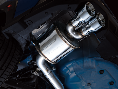 AWE Touring Edition Exhaust for VB Subaru WRX - Chrome Silver Tips image 10